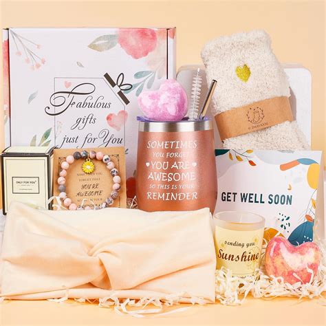 Amazon.com: Get Well Soon Gifts for Women - 8PCS Get Well Gift for