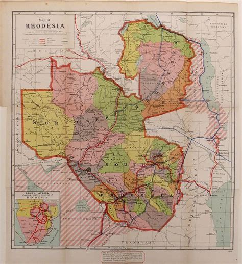 Rhodesia Africa Map