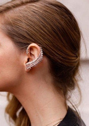 Серьги каффы: что это, виды, варианты дизайна, как правильно носить ...