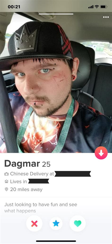did he cut that into his face...? : r/Tinder