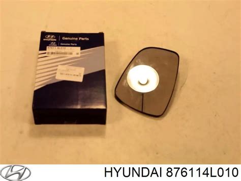 876114L010 Hyundai/Kia зеркальный элемент зеркала заднего вида левого