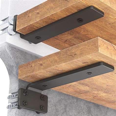 goovilla shelf bracket heavy duty floating shelf brackets   long