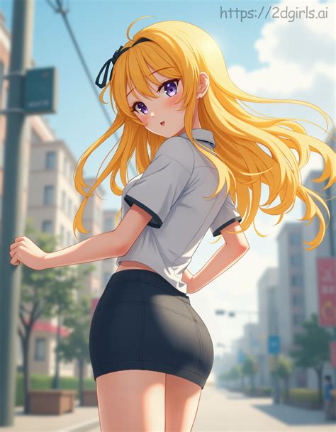 한국 여고생 아닌 성인 여성 길거리 교복 패션 | 2dGirls AI Lookbook