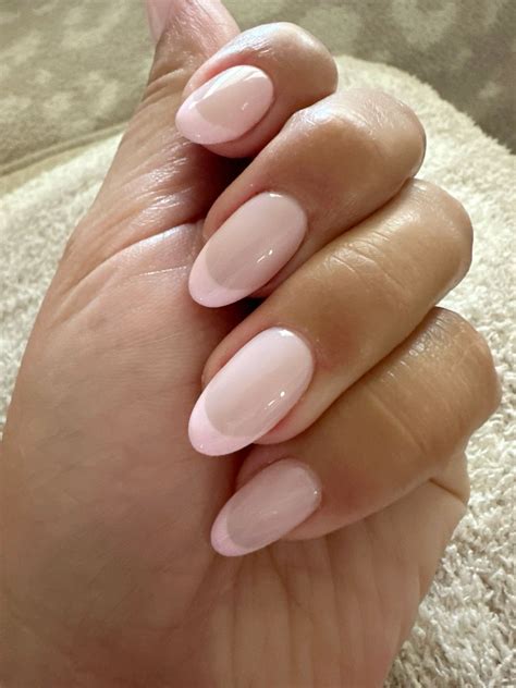 Soft pink French tip | Simple nails, Acrylic nails, French nails