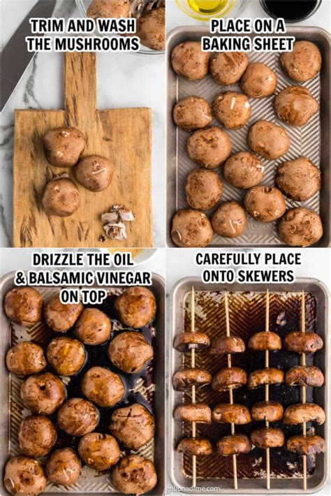 how to cook mushrooms on grill