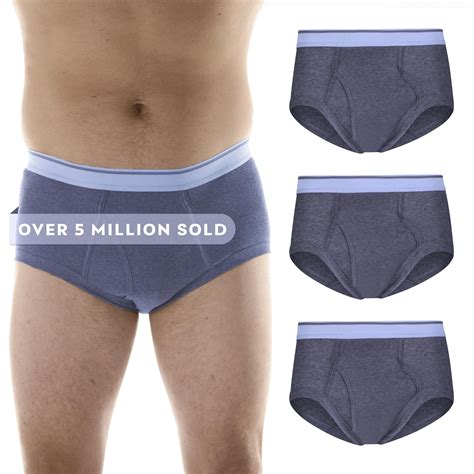 Wearever Men's Leak-proof, Reusable Bladder Control Briefs - Washable
