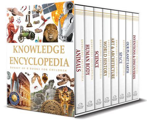 Knowledge Encyclopedia Boxed Set 8 Hardcover Books For Kids Age Group