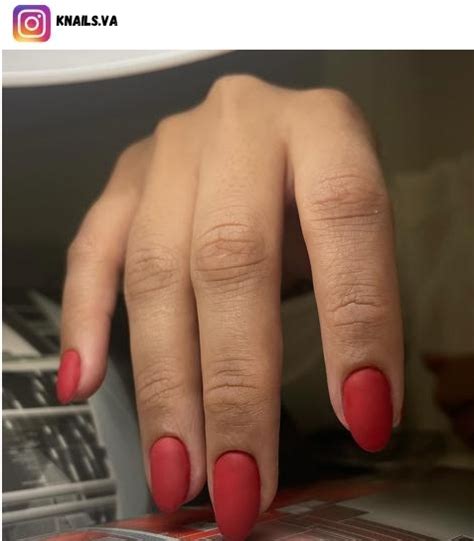 46+ Matte Red Nail Art Designs For 2024 - Nerd About Town