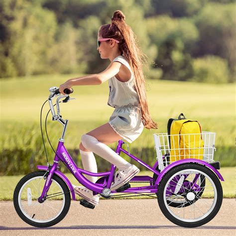 MOONCOOL 16 inch Tricycle Kids Trikes for Beginner Riders, Single Speed