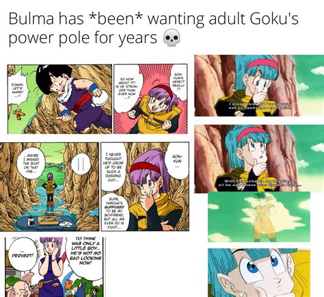 Bulma also smashed the only other Saiyan she could get her hands on 💀