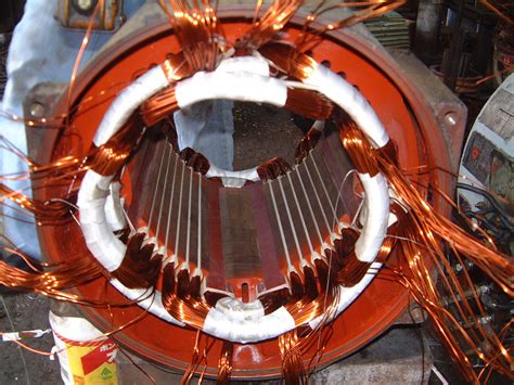 固定子巻替（三菱電機） | 株式会社明西エンジニアリング | 電動機・モータ・発電機の保守点検整備、高圧電動機の絶縁診断試験・軸受診断試験