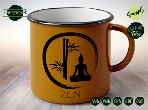 Enso Buddha SVG, Zen Buddha SVG Enso Circle Buddha SVG Yoga Namaste