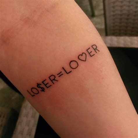 lover loser tattoo 8