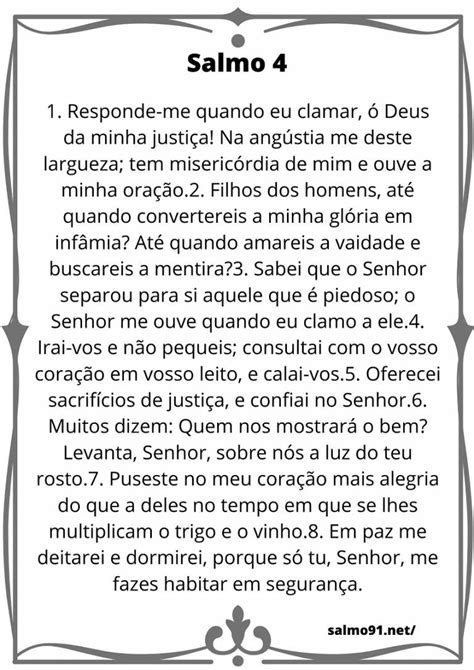 Salmo 4 - Ore para aliviar seu coração de angústicas e fortalecer a fé