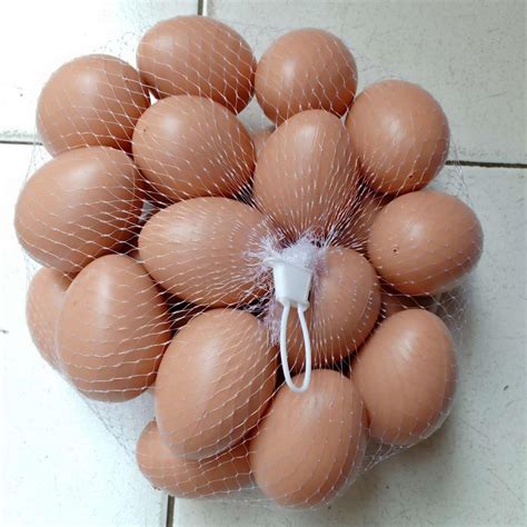 mainan telor telur ayam kampung telur ayam negri mirip  beneran