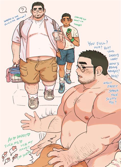 Rule 34 - 4boys all fours anal anal sex bara chubby dialogue dirty talk