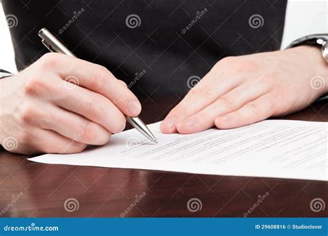 business men signing contract stock photo image  economy contract