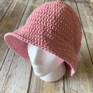 Crochet Cotton Bucket Hat - Etsy