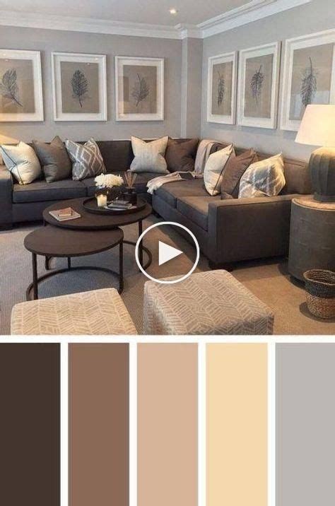 Brown living room color schemes – Artofit