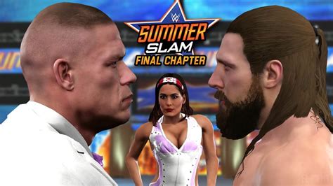 WWE 2K17 Story - John Cena Summerslam Finale "END OF THE ROAD" ☀ - EP ...