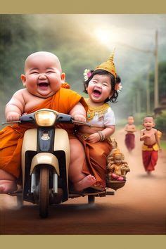 17 Little monk ideas | baby buddha, funny babies, photo to cartoon