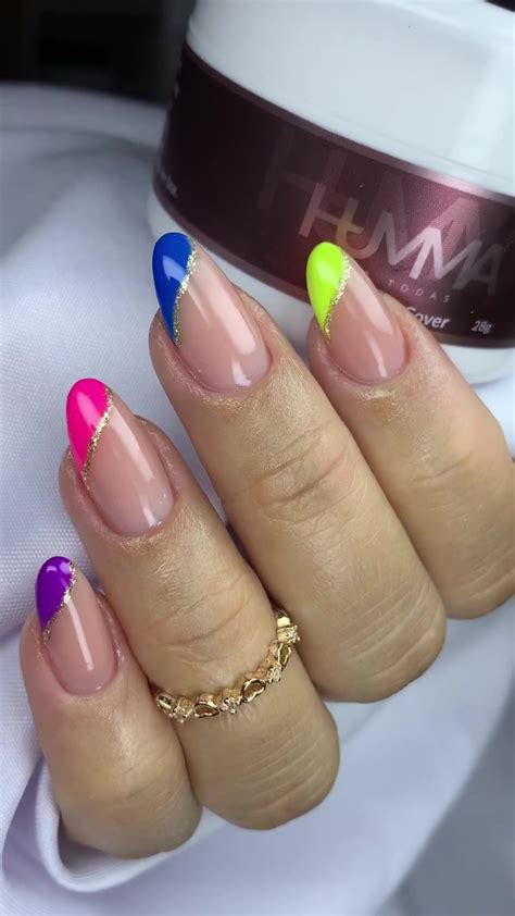 Cor De Unhas Para O Carnaval - Ideias de Unhas Decoradas para o Carnaval 2024 com Humma por Todas | TikTok