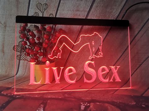 Se01 señal de luz de neón LED para mujer, bailarina Sexy, Sexo en vivo