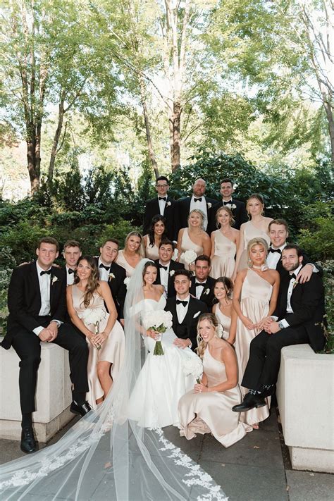 editorial bridal party  luxury bridesmaid dresses