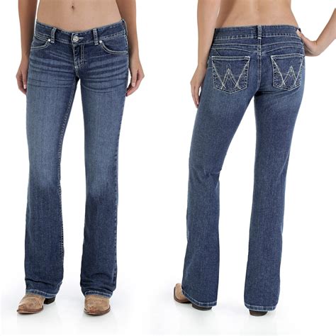 wrangler ultra  rise patch jeans  women save