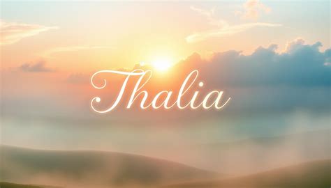 Significado Do Nome Thalia - Significado de Thalia : Saiba tudo sobre o significado do nome