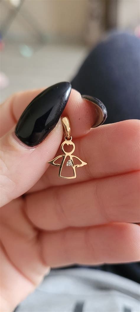 Золотая подвеска с бриллиантами SERGEY GRIBNYAKOV: розовое золото 585 ...