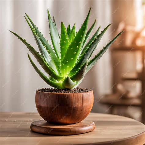 Premium AI Image | aloe vera plant in pot and plant in flowerpot