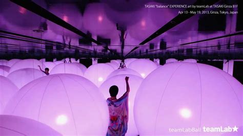 teamLabBall / TASAKI "balance" EXPERIENCE art by teamLab - YouTube