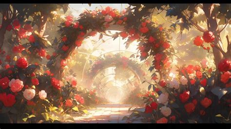 anime garden stock  images  backgrounds