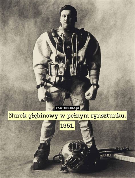 Nurek głębinowy w pełnym rynsztunku.