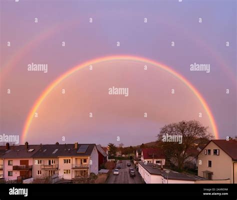 rainbow  atmospheric optical phenomenon stock photo alamy