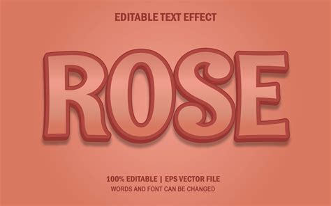 Rose Gold Text Effect Graphic by Navy Graphic · Creative Fabrica
