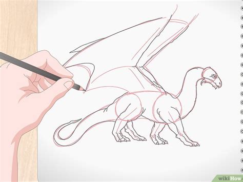 Como Desenhar Um Dragao - Como Desenhar um Dragão (com Imagens) - wikiHow