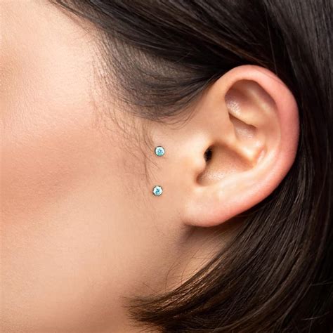 surface piercing ear