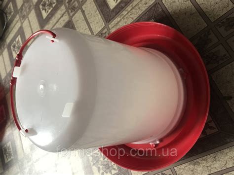 Вакуумная поилка 5 л для птиц(кур, курчат, цыплят, перепелов, индюков ...