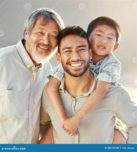men   family cropped portrait   handsome young man