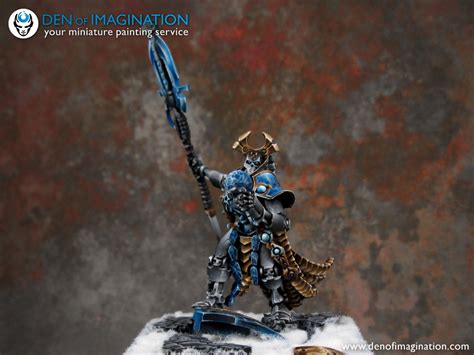 Necron Overlord ~ DEN OF IMAGINATION Miniature Painting Service