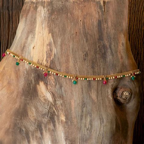 gold waist chain jewelry kamarbandh pearl waist belt  saree