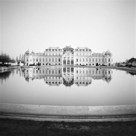 Gerald Berghammer - Upper Belvedere Vienna Austria black white fine art
