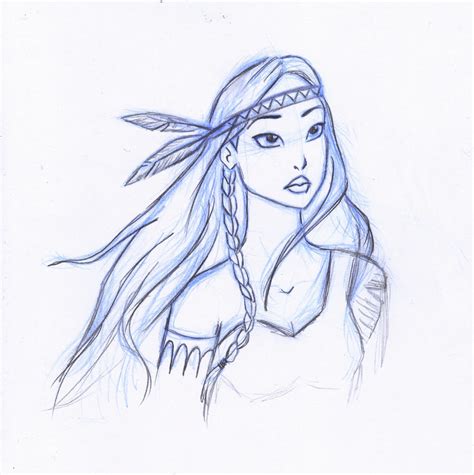 Pocahontas by SerifeB on DeviantArt