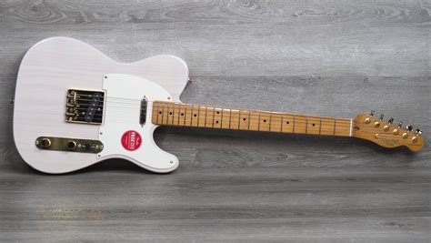 squier fsr classic vibe  telecaster maple fingerboard parchment