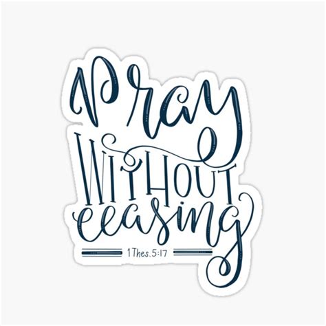 pray  ceasing stickers redbubble