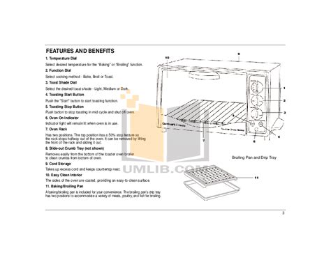 PDF manual for Cuisinart Toaster Oven TOB-30