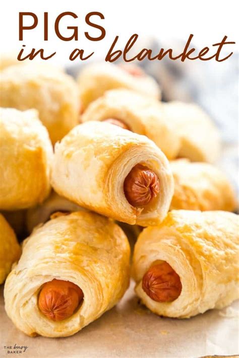 Pigs in a Blanket - The Busy Baker