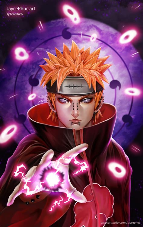 ArtStation - Fanart Pain Tendo (Akatsuki) - Naruto
